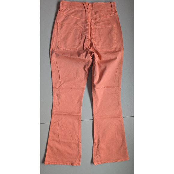 NWD Veronica Beard CARSON Ankle Flare W Slant Pockets Sz 26 Dark Coral #4D459 - Picture 3 of 9